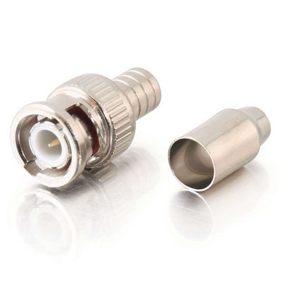 RG59 Male Crimp-On Connector for Plenum-Rated Cable
