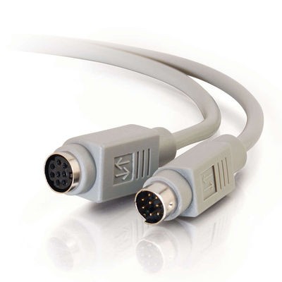 6ft 8-pin Mini Din M/F Serial Extension Cable