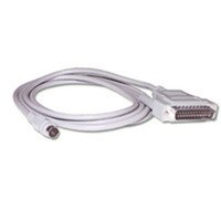 10ft 8-pin Mini Din Male Mac to DB25 Male Hayes-Compatible Modem Cable