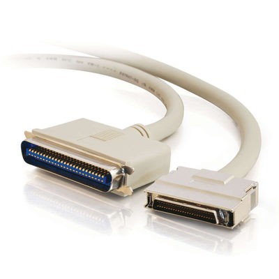 3.5ft SCSI-2 MD50M to SCSI-1 C50M Cable