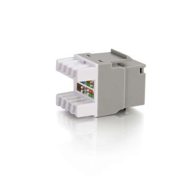 Cat5E RJ45 UTP Keystone Jack - Gray