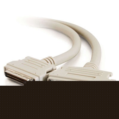 10ft SCSI-3 MD68M (Latch Clip) to SCSI-2 MD50M Cable