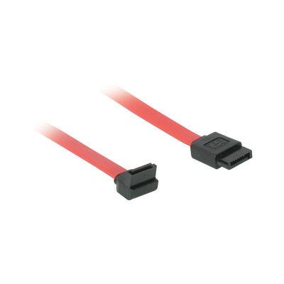 6in 7-pin 180° to 90° 1-Device Serial ATA Cable