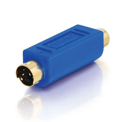 Bi-Directional S-Video Male to RCA Female Video Adapter