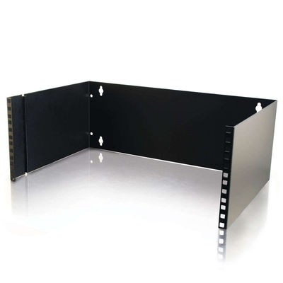 APW Mini-Gate 4u (7in) Wallmount Patch Panel Bracket (12in deep) - Black