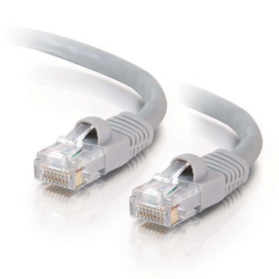 10ft Cat5E 350 MHz Snagless Patch Cable - Gray