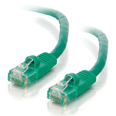 14ft Cat5E 350 MHz Snagless Patch Cable - Green