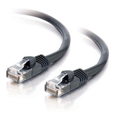 14ft Cat5E 350 MHz Snagless Patch Cable - Black