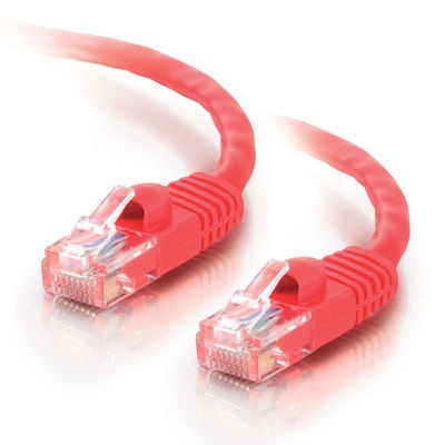 7ft Cat5E 350 MHz Snagless Patch Cable - Red