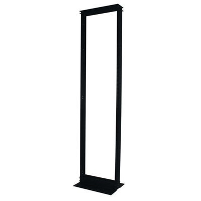 78in APW Bolt-Down Relay Rack (12-24 Holes) - Black