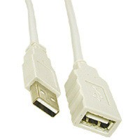 2m USB 2.0 A Male to A Female Extension Cable - Retail-Packaged
