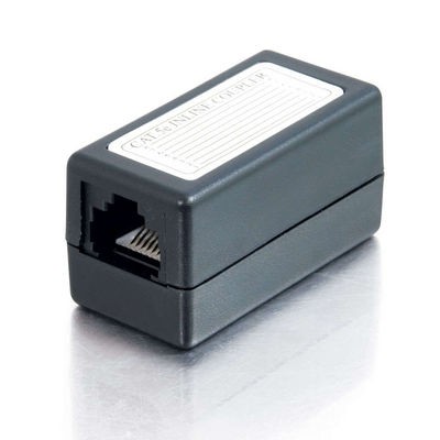 Cat5E RJ45 Modular Inline Coupler - Black