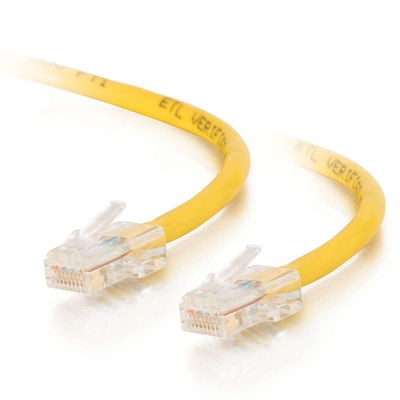 14ft Cat5E 350 MHz Crossover Patch Cable - Yellow