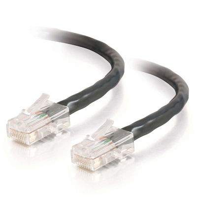 14ft Cat5E 350 MHz Crossover Patch Cable - Black