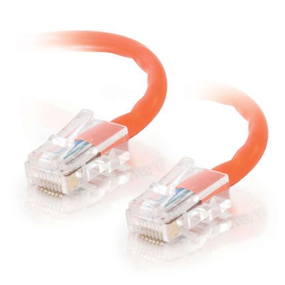10ft Cat5E 350 MHz Crossover Patch Cable - Orange