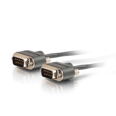 75ft CMP-Rated Low Profile DB9 Cable M-M