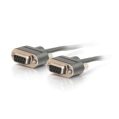 50ft CMP-Rated Low Profile DB9 Cable F-F