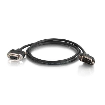 12ft CMP-Rated Low Profile DB9 Cable M-F