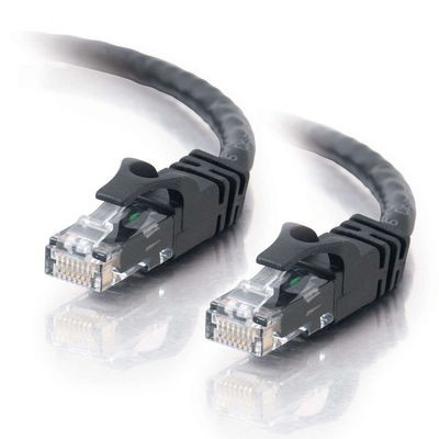 100ft Cat6 550 MHz Snagless Patch Cable - Black