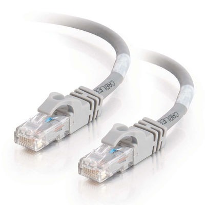 15ft Cat6 550 MHz Snagless Patch Cable - Gray