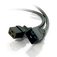 6ft 14 AWG 250 Volt Power Extension Cord (IEC320C20 to IEC320C19)