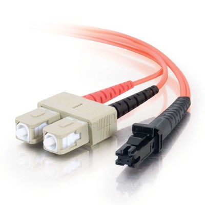 6m MTRJ/SC Duplex 62.5/125 Multimode Fiber Patch Cable - Orange
