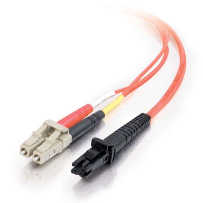 10m LC/MTRJ Duplex 62.5/125 Multimode Fiber Patch Cable - Orange