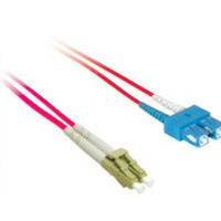 10m LC/SC Duplex 9/125 Single Mode Fiber Patch Cable - Red