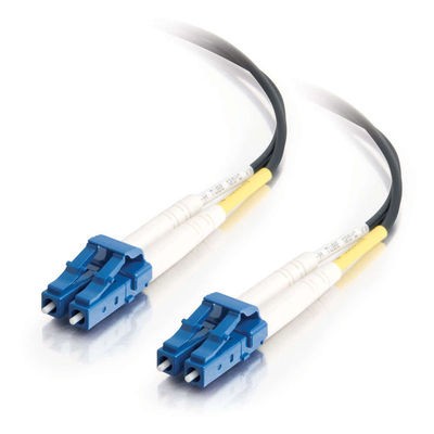 5m LC/LC Duplex 9/125 Single Mode Fiber Patch Cable - Black
