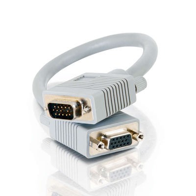 25ft Premium Shielded HD15 SXGA M/F Monitor Extension Cable