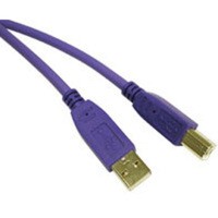 2m USB 2.0 A/B Cable - Purple