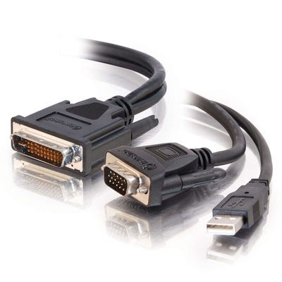 3ft M1 to HD15 VGA + USB A Cable