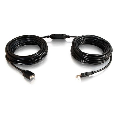 12m USB A Male to Female Active Extension Cable (Center Booster Format)