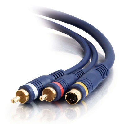 1.5ft Velocity&trade; S-Video + RCA Stereo Audio Cable