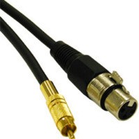 50ft Pro-Audio XLR Female to RCA Male Cable