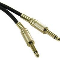 25ft Pro-Audio 1/4in Male to 1/4in Male Cable