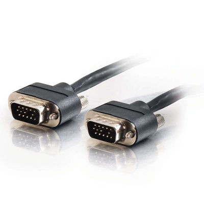 15ft CMG-Rated HD15 SXGA M/M Monitor/Projector Cable With Rounded Low Profile Connectors