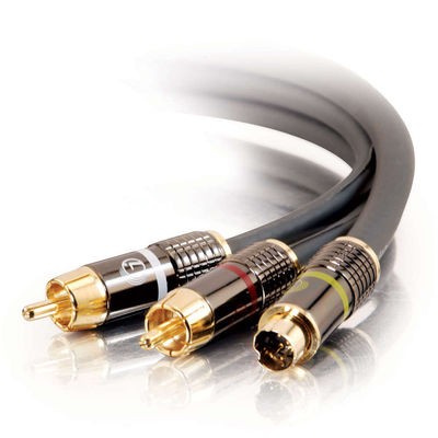 75ft SonicWave™ S-Video + RCA Stereo Audio Cable