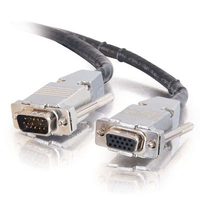 100ft Plenum-Rated HD15 UXGA M/F Monitor/Projector Extension Cable