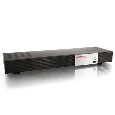 4-Output S-Video + Composite Video + Stereo Audio Distribution Amplifier - 1RU