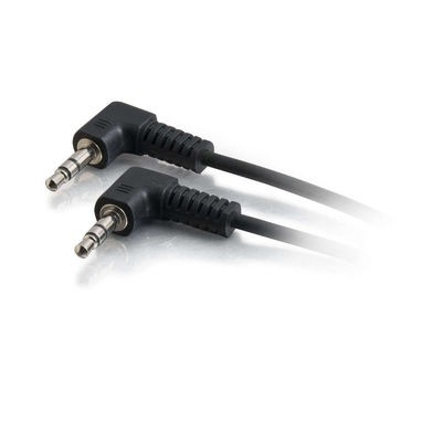 1.5ft 3.5mm Right Angled M/M Stereo Audio Cable