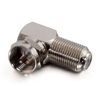 Right Angle F-Type M/F Adapters - 10pk