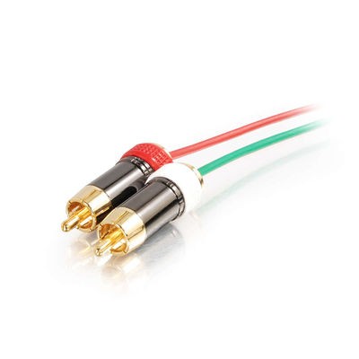 50ft Plenum-Rated RCA Stereo Audio Cable