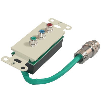 RapidRun Component Video Wall Plate - Ivory