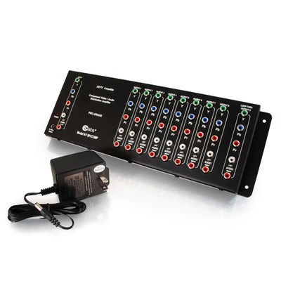 9-Output Component Video + Stereo Audio Distribution Amplifier