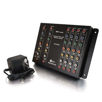 5-Output Component Video + S/PDIF Digital Audio + Composite Video + Stereo Audio Distribution Amplifier