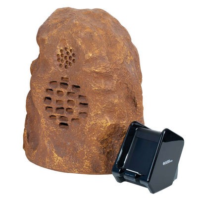 Sandstone Wireless Rock Speaker (Rechargeable) with Dual Power Transmitter