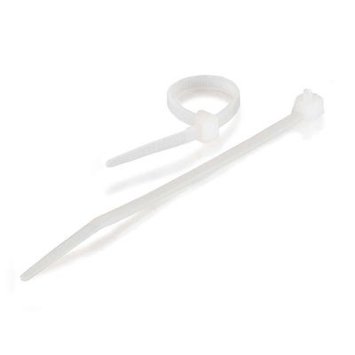 6in Releasable/Reusable Cable Ties - White - 50pk