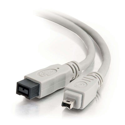 2m IEEE-1394b FireWire 800 9-pin to 4-pin Cable (6.5ft)