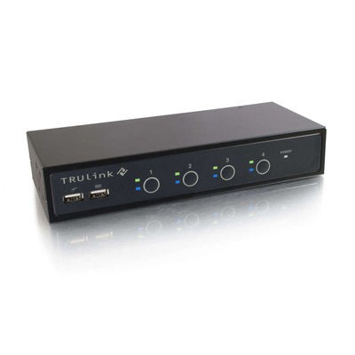 TruLink 4-Port DVI and USB KVM with Audio